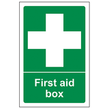 First Aid Box Sign