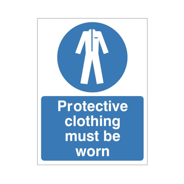Protective Clothing Must be Worn Sign