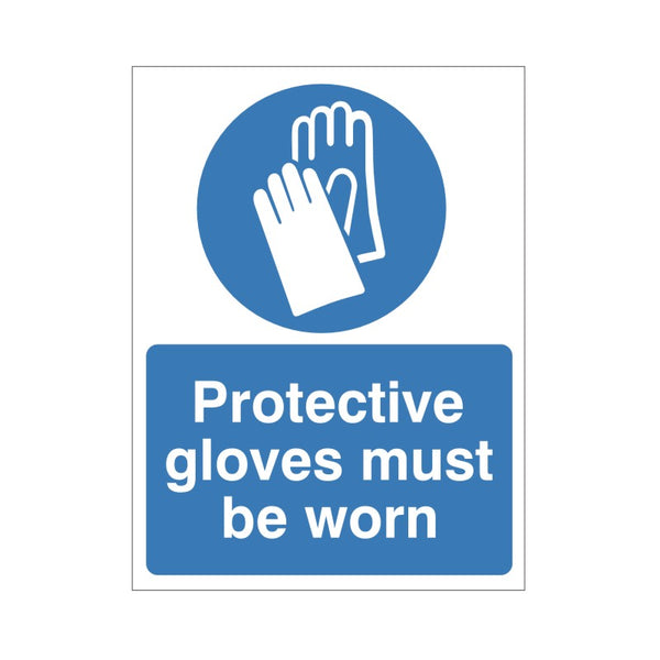 Gloves Must be Worn Sign