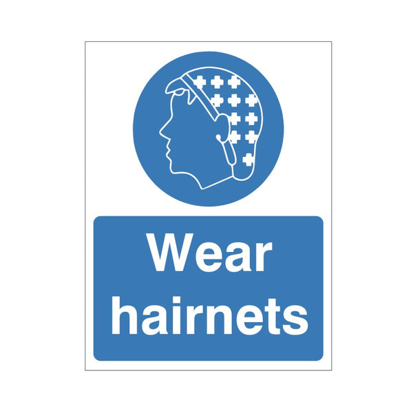 Wear Hairnets Sign