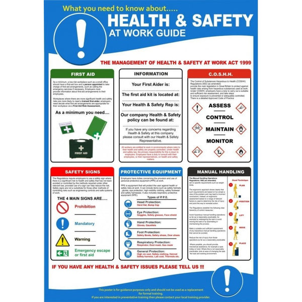 Health & Safety Poster