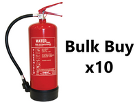 Bulk Buy - Fireshield 6ltr Water Fire Extinguisher x10