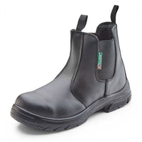 D/D Leather Dealer Safety Boot Steal Toe Cap Black