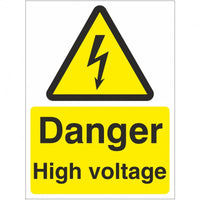 Danger High Voltage Sign