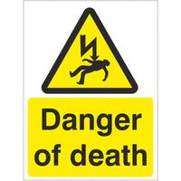 Danger of Death Sign