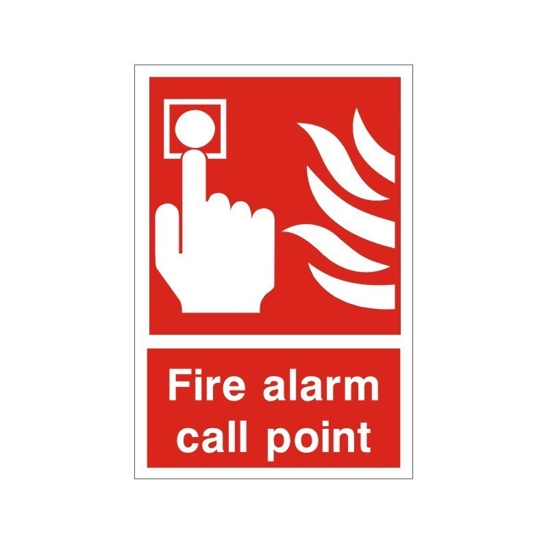 Warning Fire Call Point Fire Alarm Call Point Sign – The-Safety.Shop