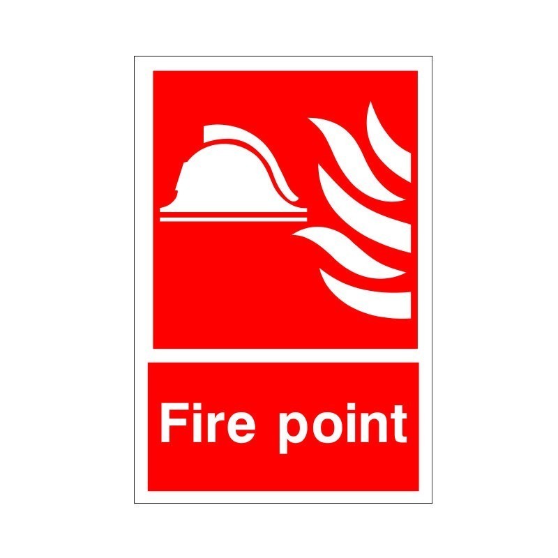 Fire Point Water Signages Fire Point Sign – The-Safety.Shop