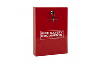 Slimline Fire Document Holder with Key Lock