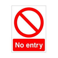 No Entry Sign