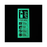 Foam Fire Extinguisher ID Sign