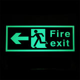 Fire Exit Left Arrow Sign