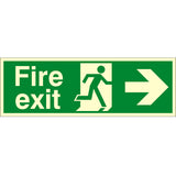 Fire Exit Right Arrow Sign