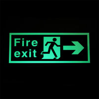 Fire Exit Right Arrow Sign