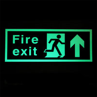 Fire Exit Up Arrow Sign