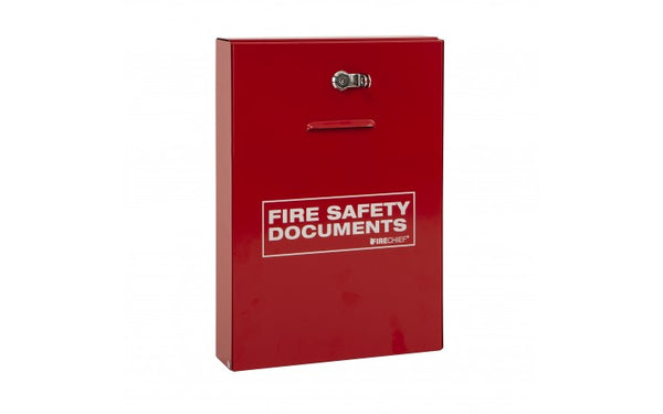 Slimline Fire Document Holder with Seal Latch