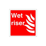 Wet Riser Sign