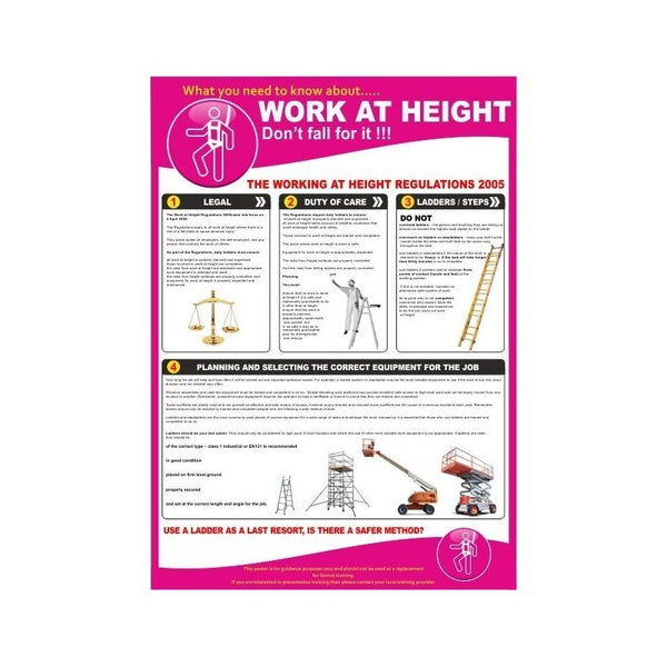 Work at Height Poster